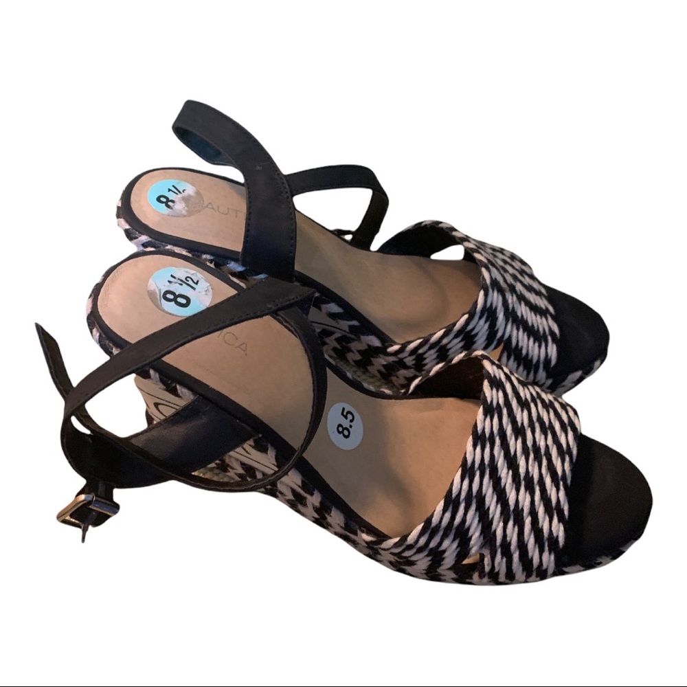 Nautical Brand Wedge Heel Casual Sandal